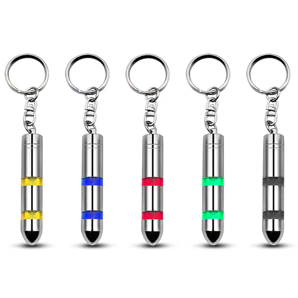 HLEST Portable Car Anti-static Keychain Dropshipping High Quality Steel Chrome Elimination Static Electricity Key Ring