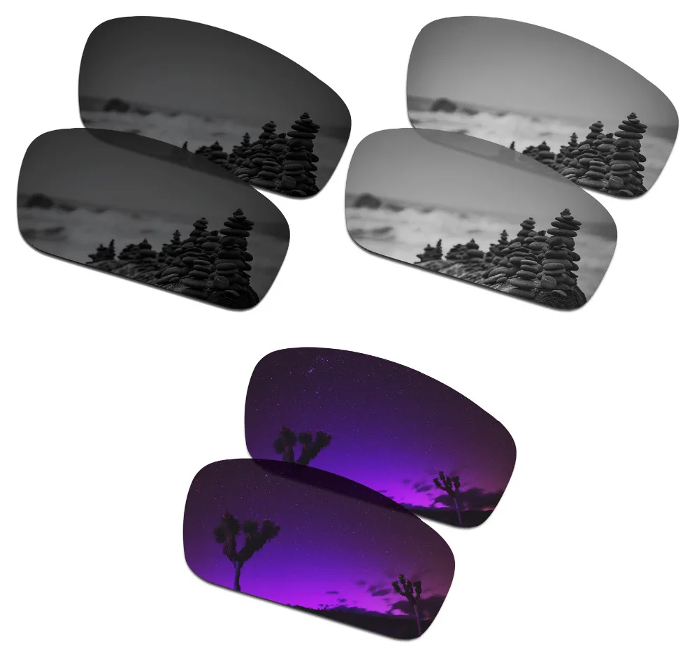 SmartVLT 3 пары поляризованных солнцезащитных очков Сменные линзы для Oakley Splinter Stealth