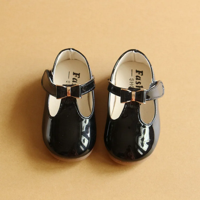 Baby First Wlakers Baby Shoes Soft Bottom Leather Shoes for Baby Girls Fashion Princess Shoes