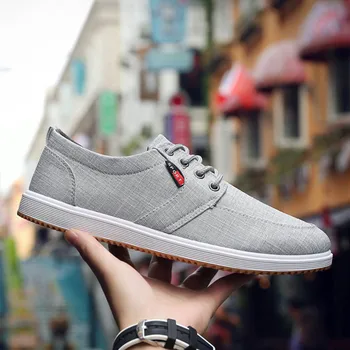 

Classic Summer Explosion Models Men'S Casual Shoes Breathable Lace-Up Hard-Wearing Canvas Shoes Tide Student Men'S Sneakers Male