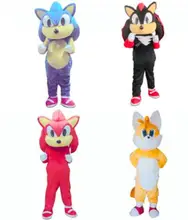 Лидер продаж, профессиональный талисман, костюм для взрослых, размер, милое платье, цвет Sonic, еж талисман, костюм EMS, бесплатная доставка(China)
