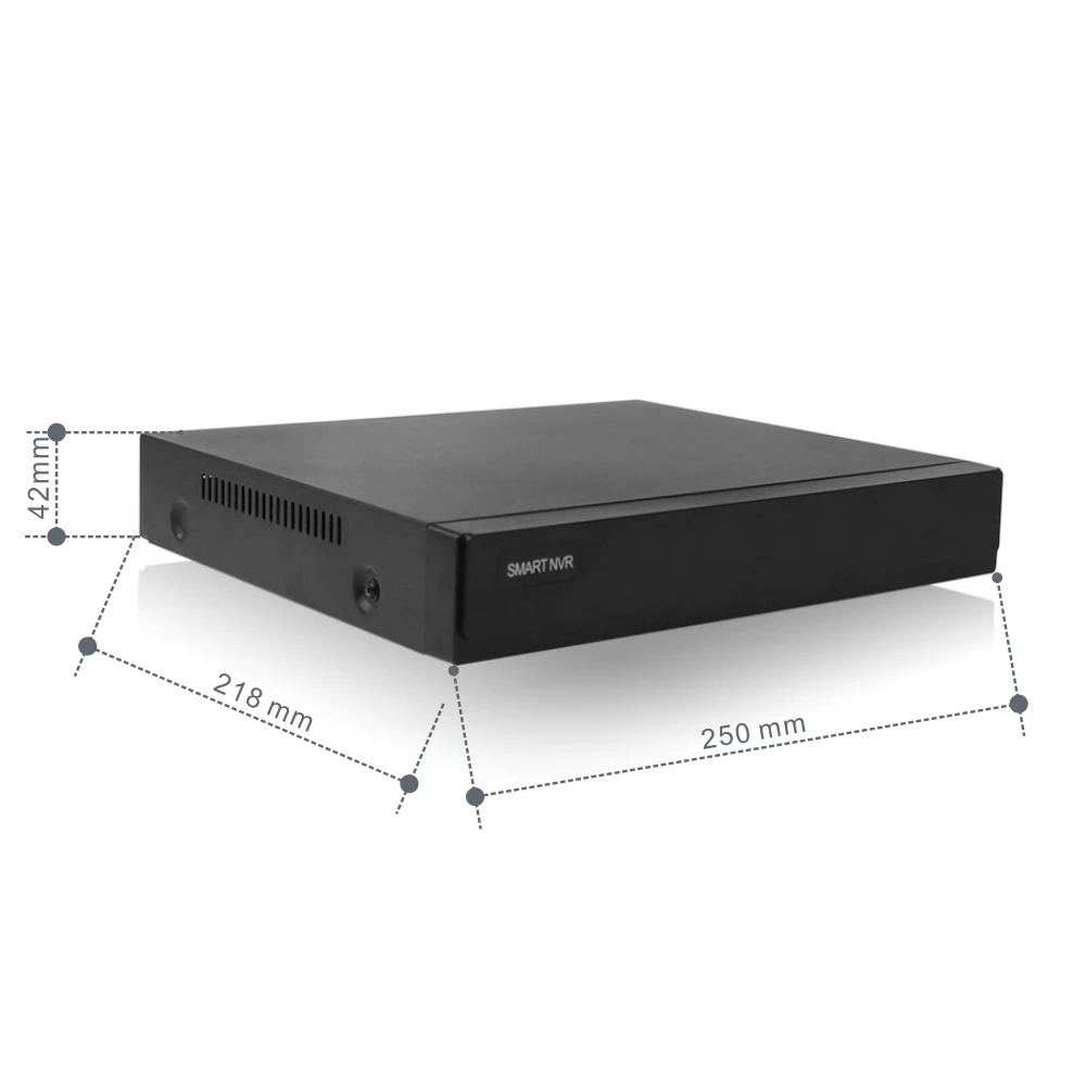 Doerguin 4CH 8CH PoE NVR Поддержка 2MP H.265 ip-камеры с питанием по PoE Совместимость с 10 ТБ HDD, протокол Onvif RTSP doerguin встроенный