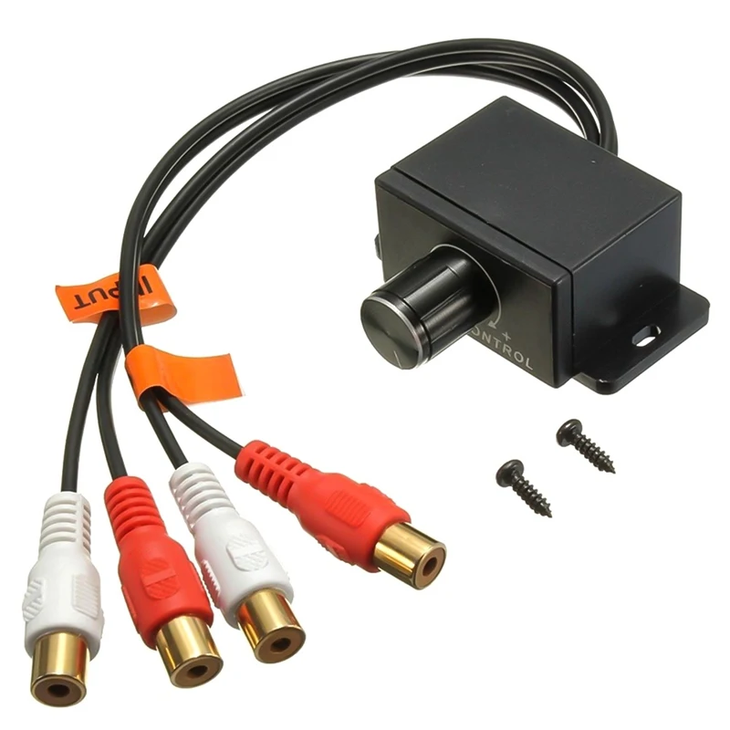 

Car Audio Amplifier Bass RCA Level Remote Volume Control Knob Universal
