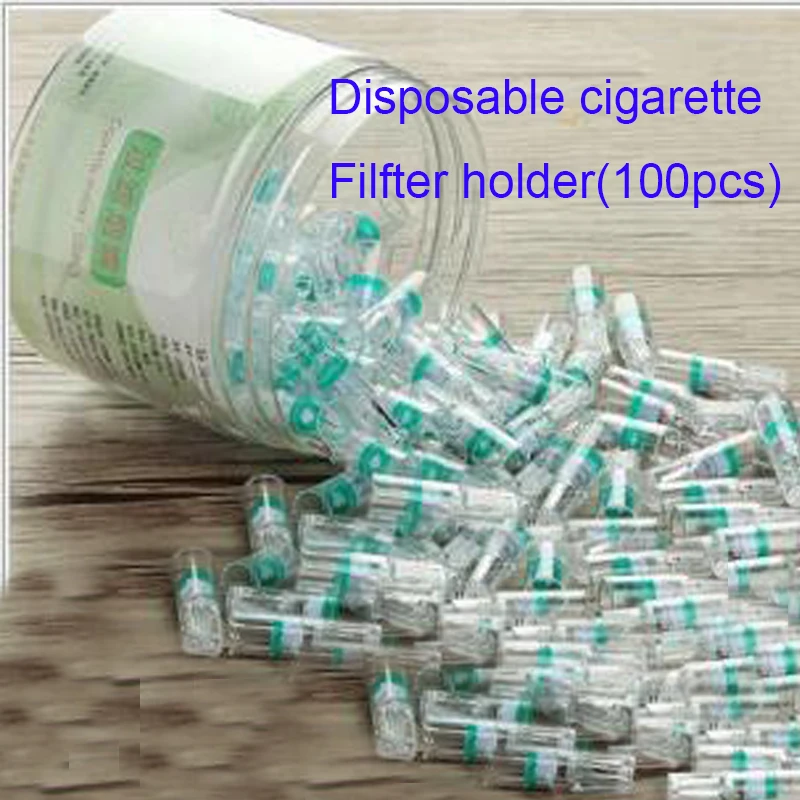 Disposable filter cigarette holder 100pcs family box food grade smoking accessories in Tobacco