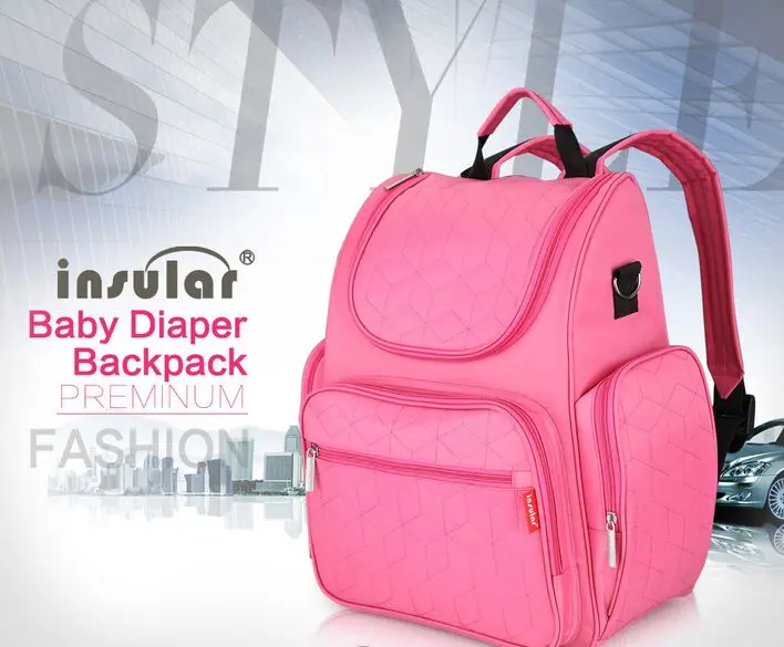 New Arrival Elegant Baby Diaper Backpacks Nappy Bags Multifunctional