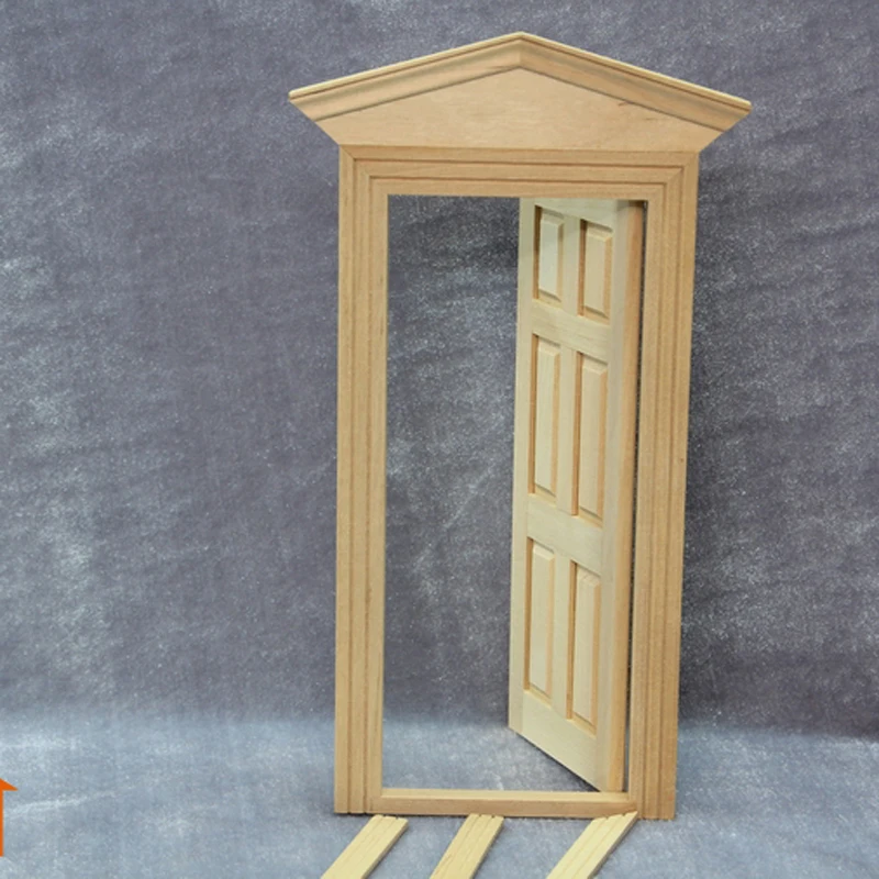 1/12 весы кукольный домик миниатюрная мебель внешний Винтаж деревянная дверь # D01