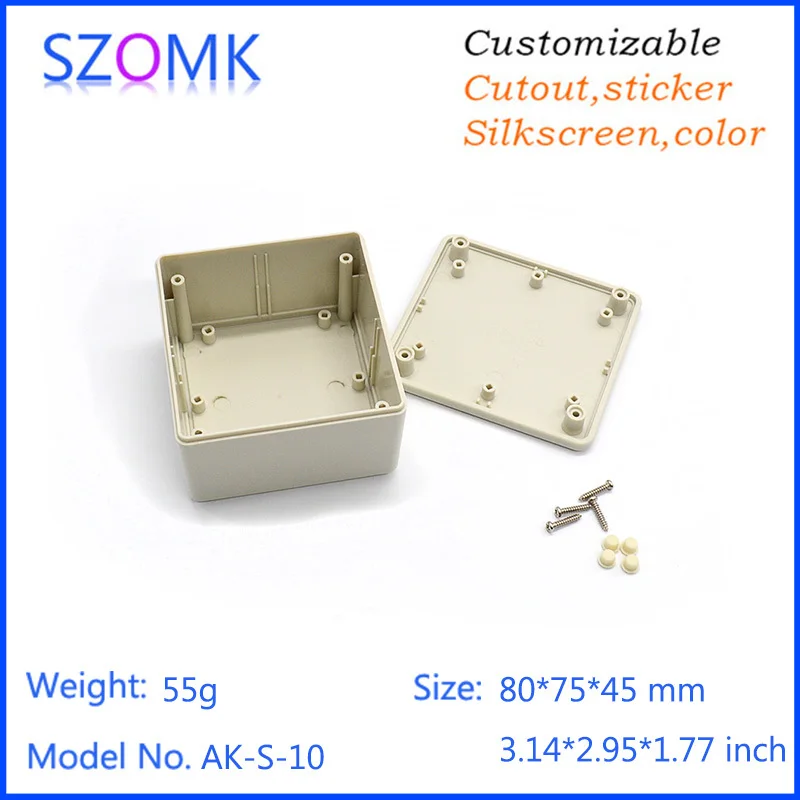 plastic enclosure for electronics control box szomk diy enclosure junction box plastic housing small abs instrument enclosure distribution box black plastic box enclosure electronics case   (5).jpg