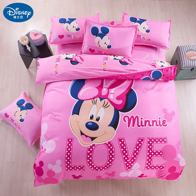 Mickey Mouse minnie mouse ropa de cama 80x80 135x200cm 100% algodón RV Herding 