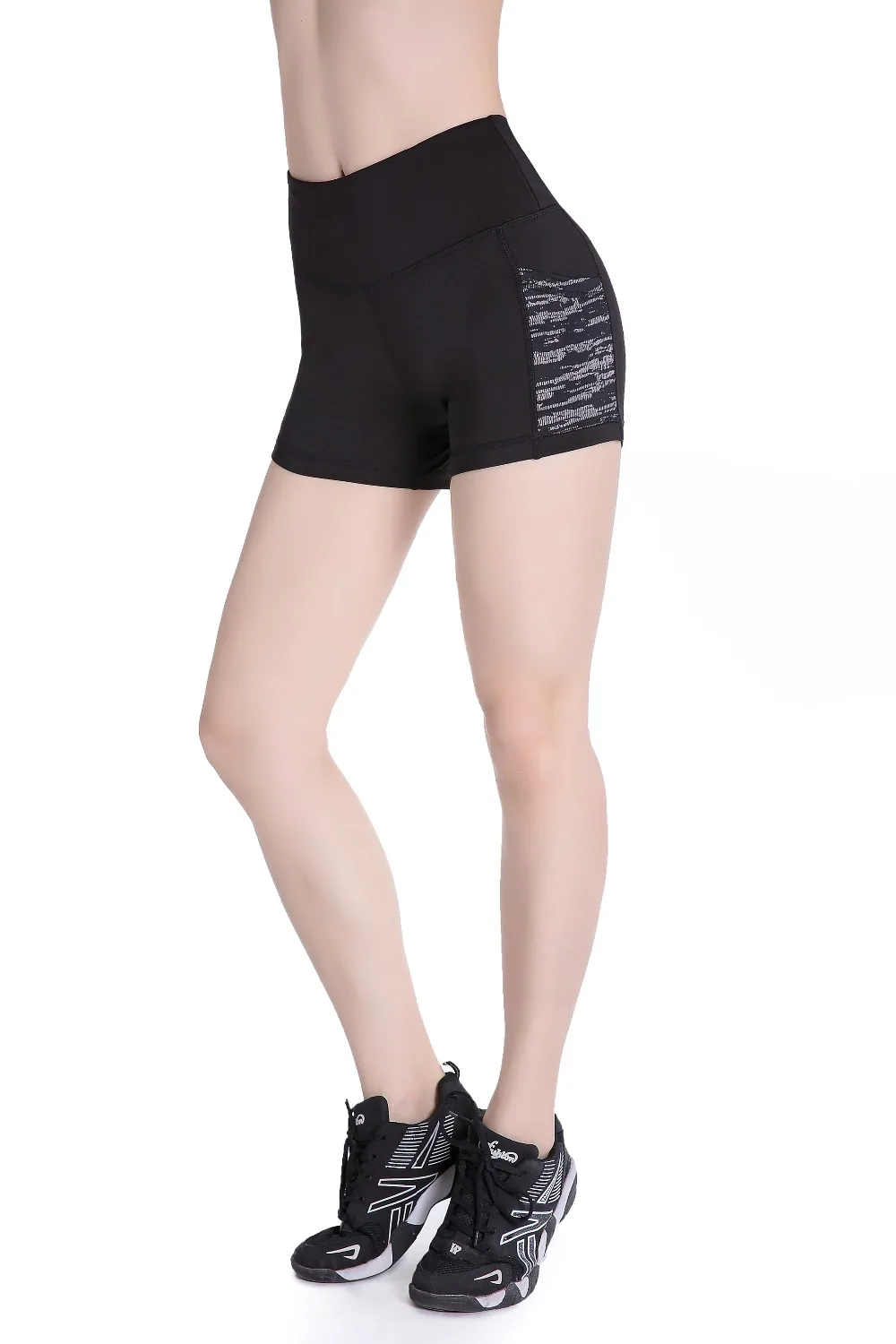 Женские спортивные шорты для занятий йогой, тренировочные шорты для бега
