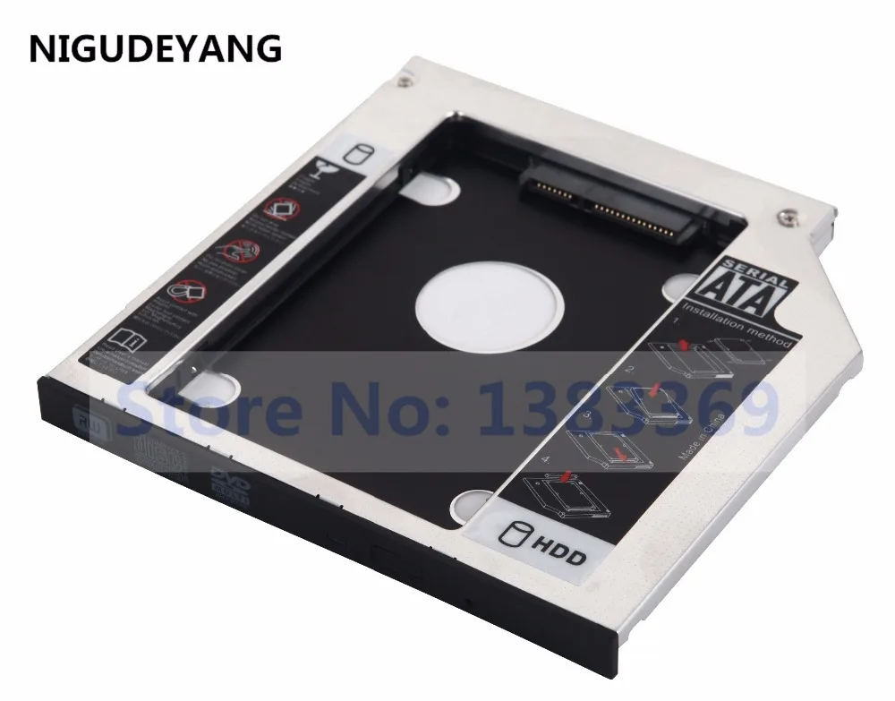 

NIGUDEYANG 2nd HDD SSD Hard Disk Drive Frame Caddy Adapter for Asus U6V-A1 F553M DA-8A6SH GSA-U20N