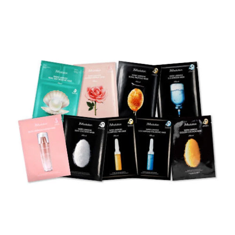 

JM Solution Mask Sheet Trial Set 9pcs Face Maks Moisturizer Oil Control Blackhead Remover Mask Facial Skin Care Korea Cosmetic
