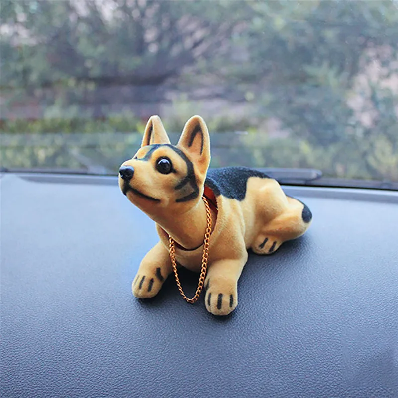 

Car Cute Creative Car Doll Shaking Head Dog Ornaments Car Interior Decorations dropship f18