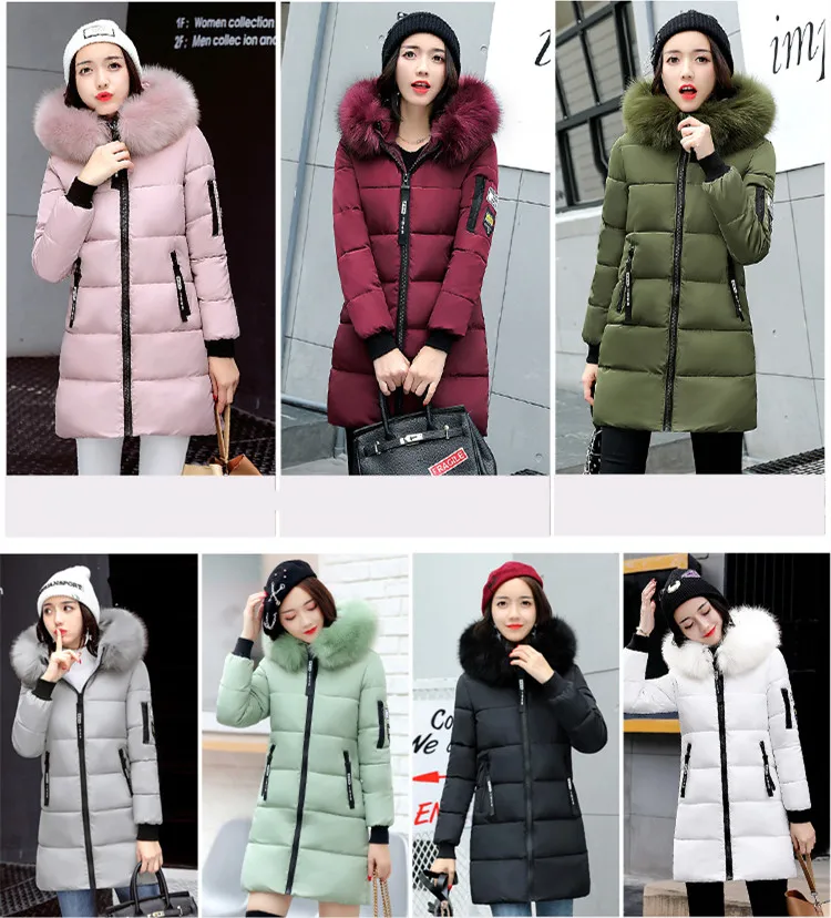 Women's Winter Jackets Winter Woman Coats 2019 Medium And Long Section Down Cotton Clothing Fashion Thickening Coat Female Parks (12)