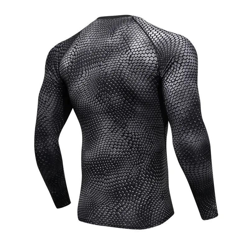 KWAN. Z термо нижнее белье для мужчин 3D печать компрессионное нижнее белье пот быстросохнущее нижнее белье мужские пижамы блузки calzoncillos