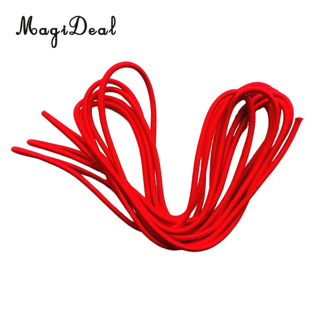 MagiDeal 5mm Marine Grade Strong Flexible Elastic Rubber Bungee Rope Shock Cord Tie Down Boat Caravan Trailer Tarp DIY UV Stable