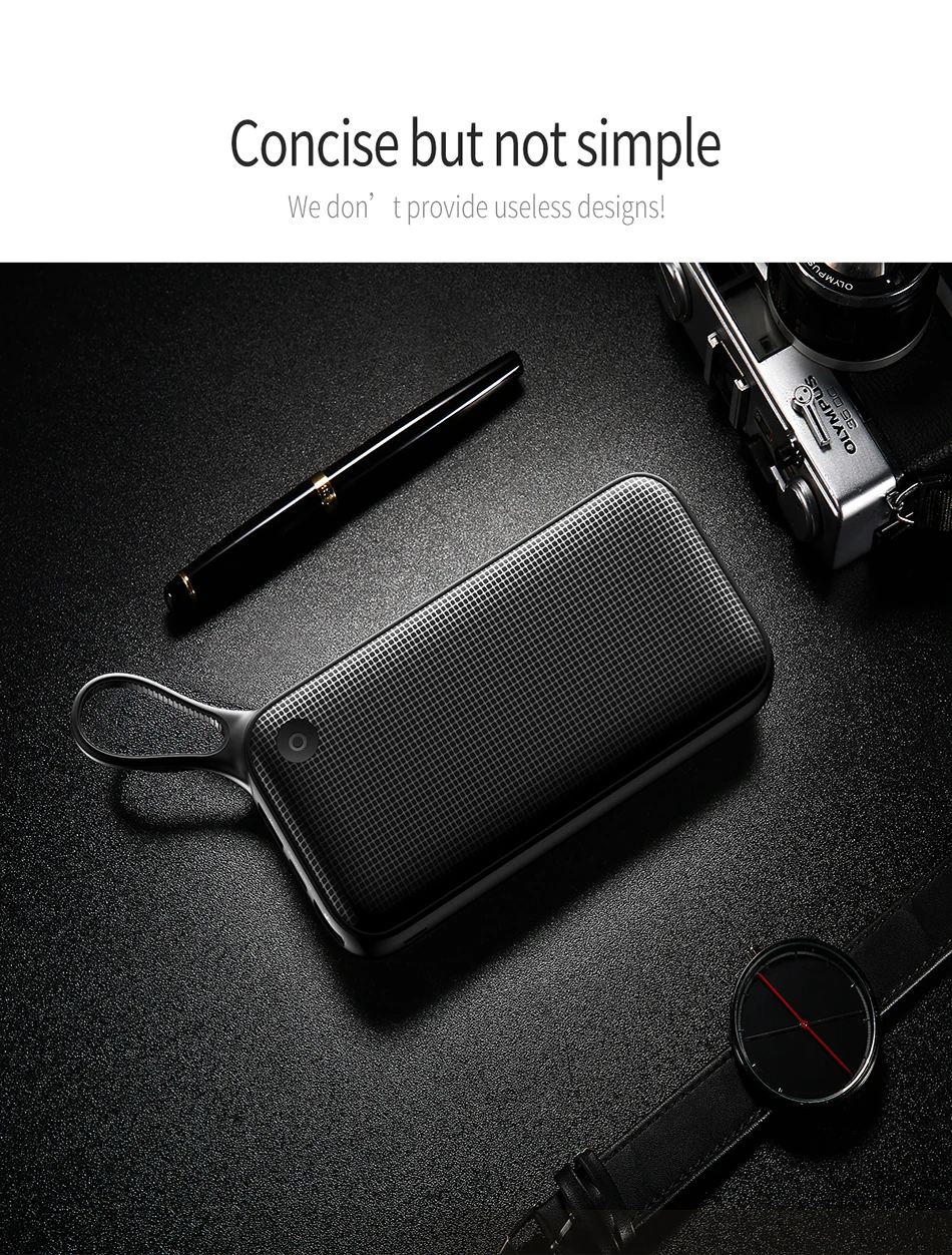 Baseus 20000mAh Quick Charge 3,0 power Bank QC3.0 Быстрая Зарядка power bank 20000 Внешнее зарядное устройство для Xiaomi Mi повербанк