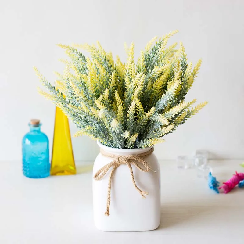Simulated Lavender Artificial Flower Pot Arrangement for Home Garden Decor HG99 Simulated Lavender Artificial Flower Pot Arrangement for Home Garden Decor HG99