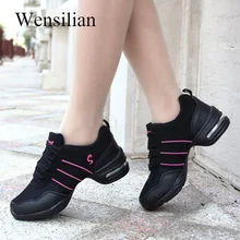 Джазовые кроссовки; женская обувь; черные кроссовки на платформе; дышащие кроссовки из сетчатого материала на шнуровке; zapatillas mujer; повседневная обувь; chaussures femme