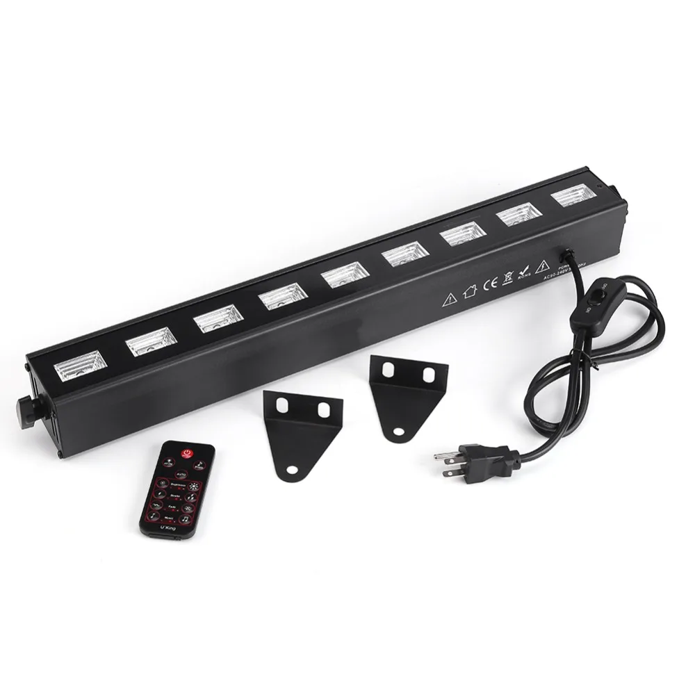 

220-240V EU Plug Stage Light Bar 9 * 3W LED Wall Wash Lighting for Disco DJ KTV Club Party Ballroom KTV