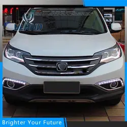 Стайлинга автомобилей LED фара для Honda CR-V 2012-2014 фар сборки DRL Биксеноновая объектив HID автомобиль аксессуары