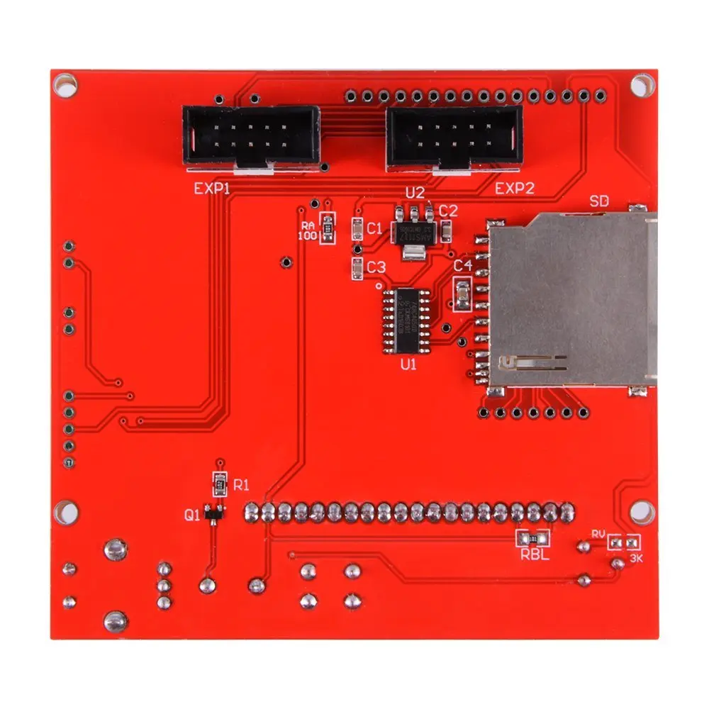 BIQU 12864, ЖК-экран, умные детали для RAMPS 1,4, контрольная панель, ЖК-дисплей 12864, монитор, материнская плата, синий экран