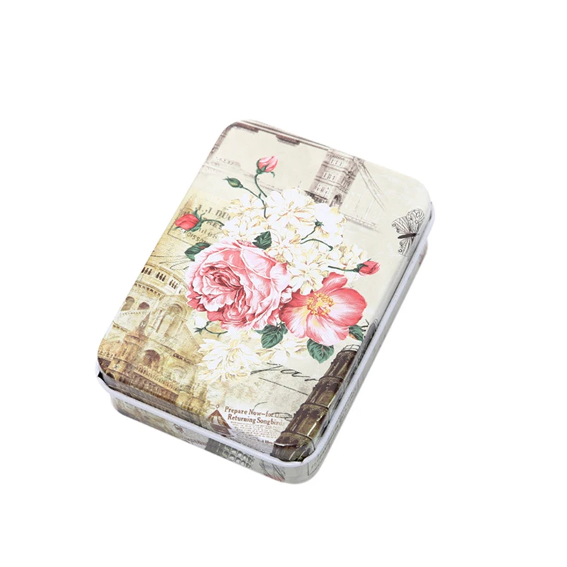 Fashion Travel Cosmetic Case Organizer Storage Cartoon Tinplate storage make up organizer storage organizer storage box #4D10 (9)