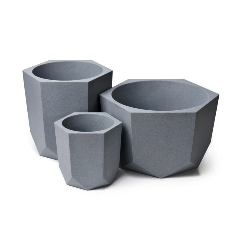 simple designs concrete pots silicone mold cement flower pot molds in