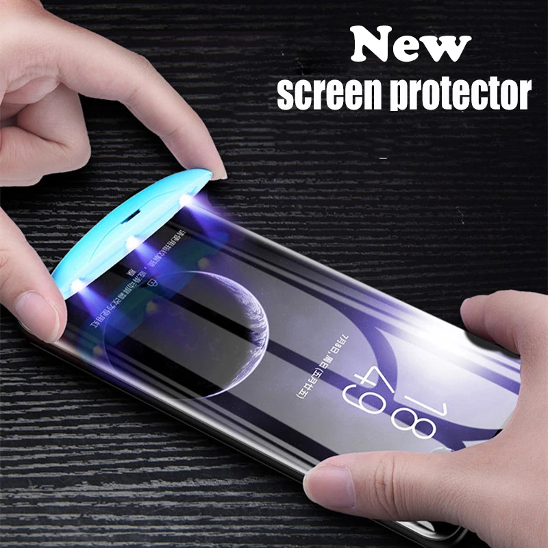 

UV Nano Liquid Full Glue Tempered Glass for iphone 6s 7 8 plus Screen Protector for iphone X XR XS MAX full adhesive glass film