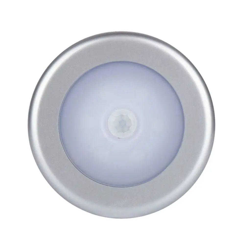 PIR Motion Sensor Light Night Wall Cordless Battery-powered 6 Ultra-Bright LED for Closet Wardrobe Stairs Corridor Cabinet | Лампы и