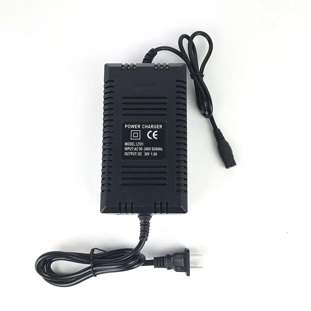 

Electric E Scooter Bike BATTERY CHARGER 36 VOLT 36v EU Female 1.8A for Electric Scooter Beach Car Black