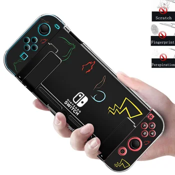 

Nintend Switch Case Cover Hard Thin Dockable Shell Poke Splatoon 2 Dockable Hard Thin Cases Protector For NS Console Joy-Con