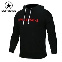 Новое поступление Converse Star шеврон негабаритных пуловер Для женщин пуловер с капюшоном Спортивная
