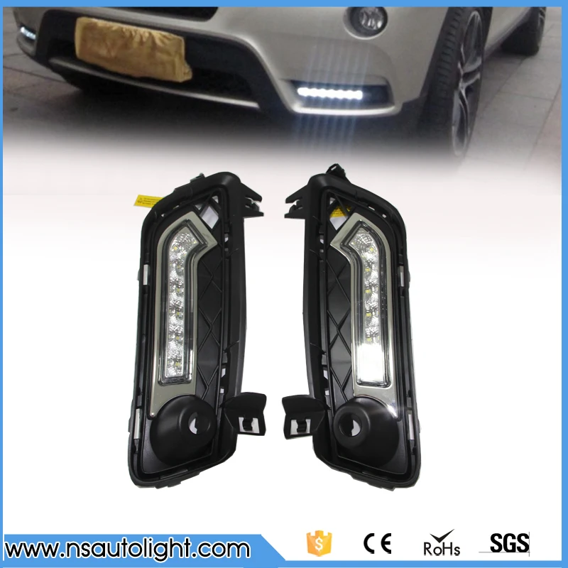 LED Противотуманные фары комплект для BMW F25 X3 2011 2012 2013 2014 LED противотуманных фар высокой яркости заменить лампу бесплатная доставка