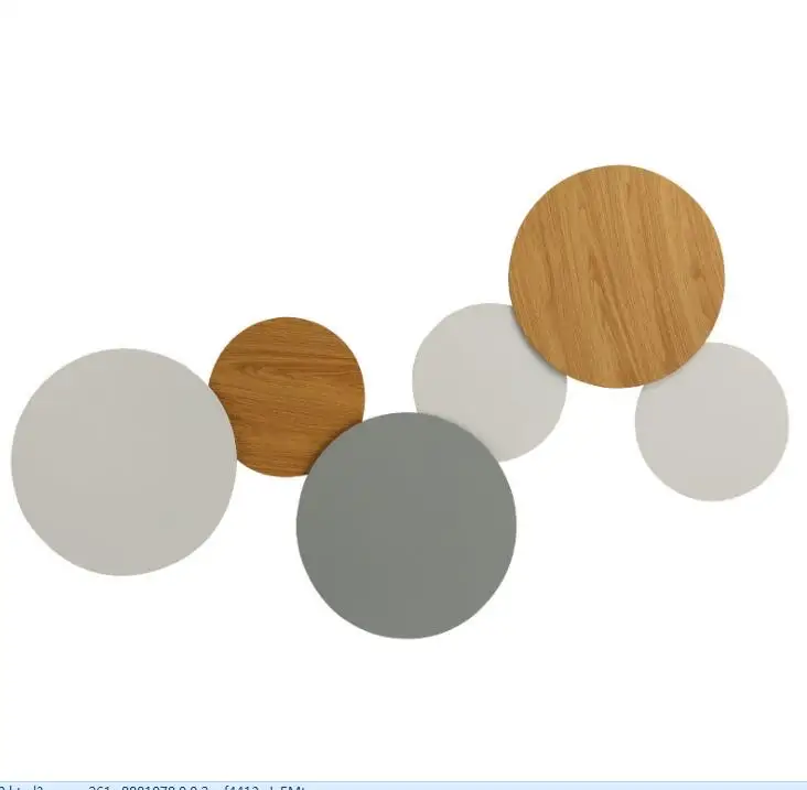 Online Nördlichen Europa Wand lampe Runde Kreative Eisen Beleuchtung Schwarz Weiß Dekoration Wohnzimmer Schlafzimmer Korridor Mode Moderne