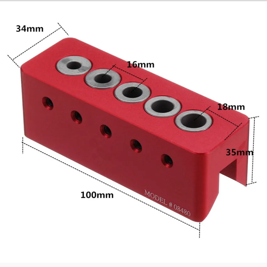 ASCENDAS Drillpro 08480 6/7/8/9/10 мм 90 градусов дрель прямой угол руководство бит Doweling джиг деревообрабатывающий инструмент TP-0195