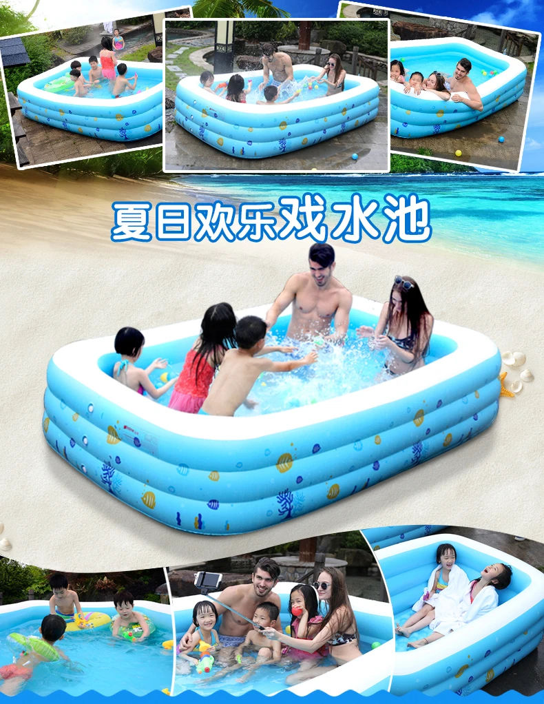 Popular Thickening Giant Inflatable Swimming Pool For Adults Children Baby Family Summer Water font b Entertainment