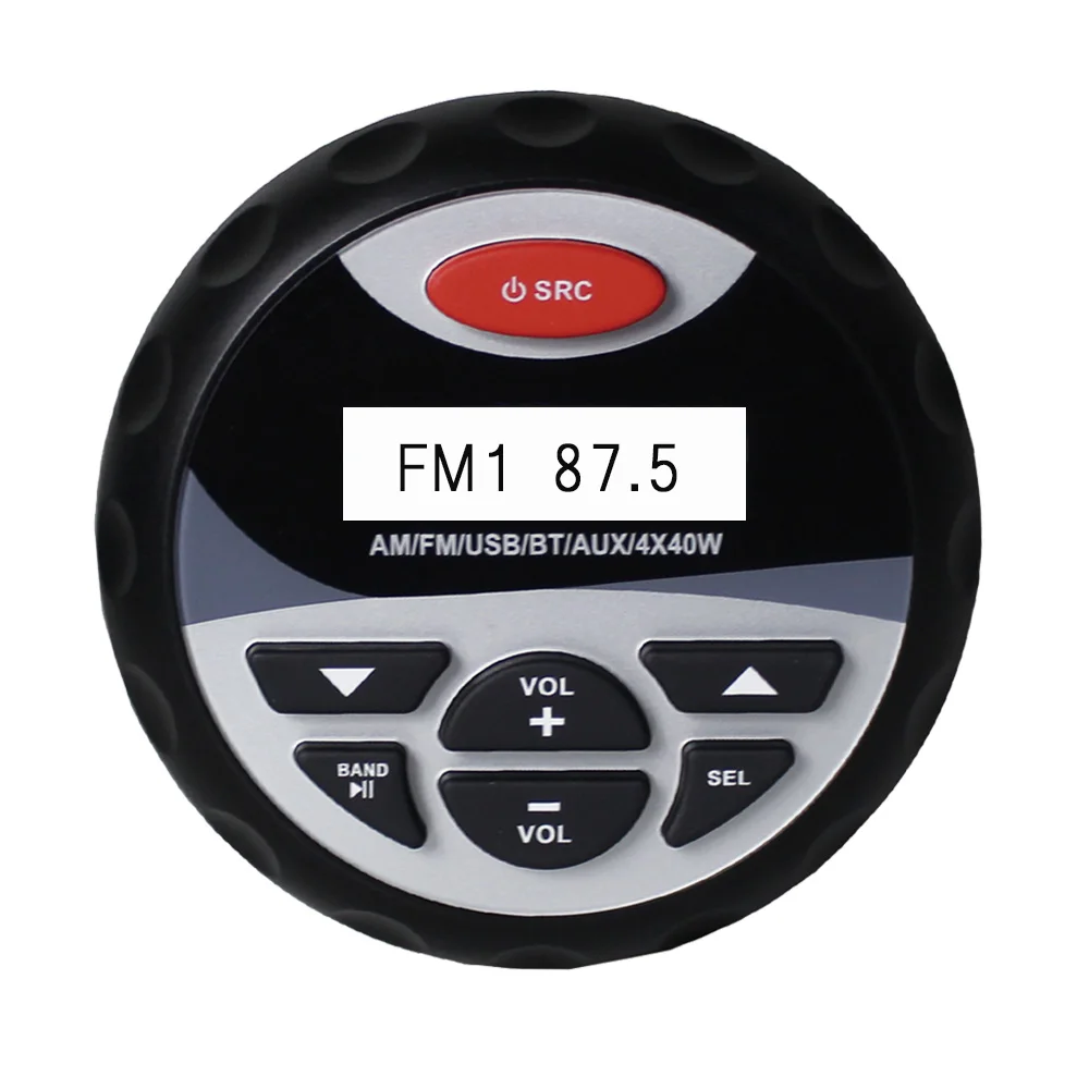 Морской Водонепроницаемый Bluetooth Радио стерео аудио мотоцикл автомобиль MP3 плеер