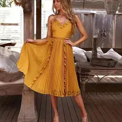 Женское платье элегантные летние повседневные платья больших размеров Boho Chic Saida De Praia Feminino 2019 одежда в стиле Бохо длинное платье-комбинация
