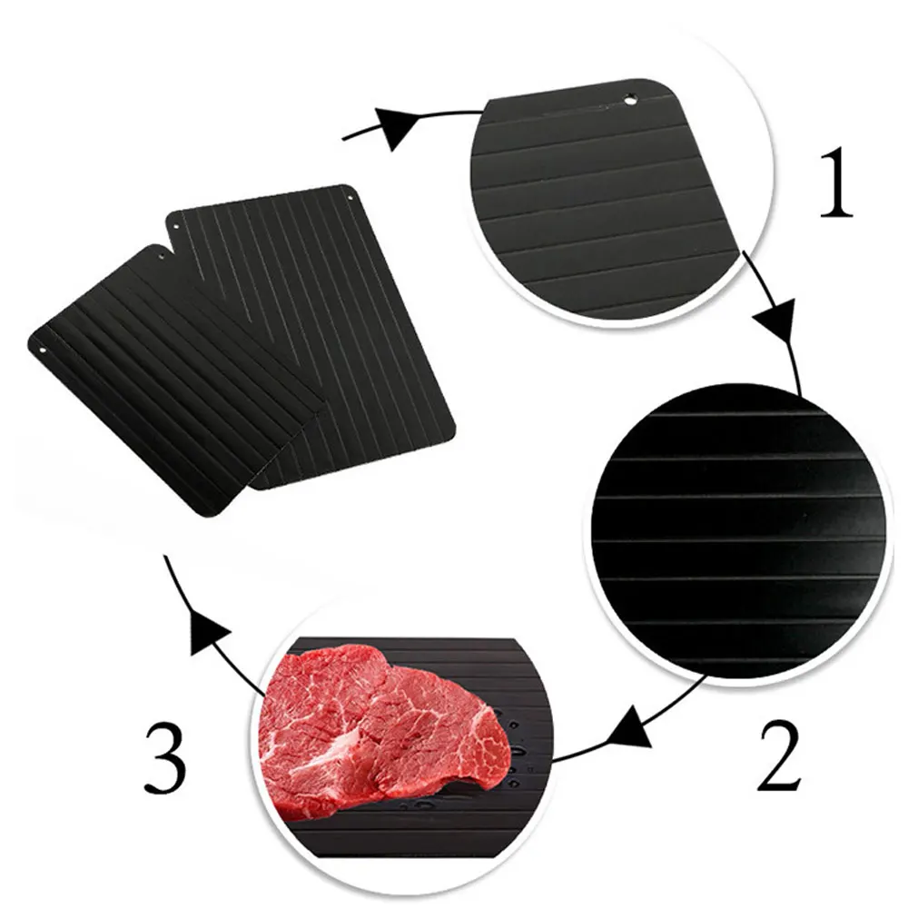 2018 New Fast Defrosting Meat Tray chopping board Rapid Safety Thawing Tray For Frozen Food Meat Kitchen knives and accessories