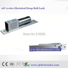 Высокое качество Нержавеющая сталь 12 V электрический замок болт 12 V 2 провода электрические Блокировка розетки стабильности