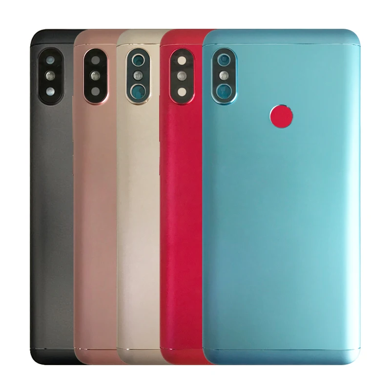 Задняя крышка батареи для Redmi Note 5 крышка батареи для Redmi Note 5 Pro корпус батареи+ Кнопки громкости+ слот для sim-карты