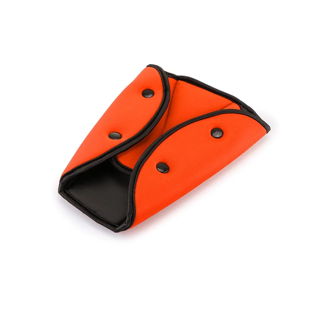 Автомобильный ремень безопасности Onever, крепкий регулятор, регулировка ремня безопасности, треугольное устройство для защиты детей, защита для детей - Название цвета: orange