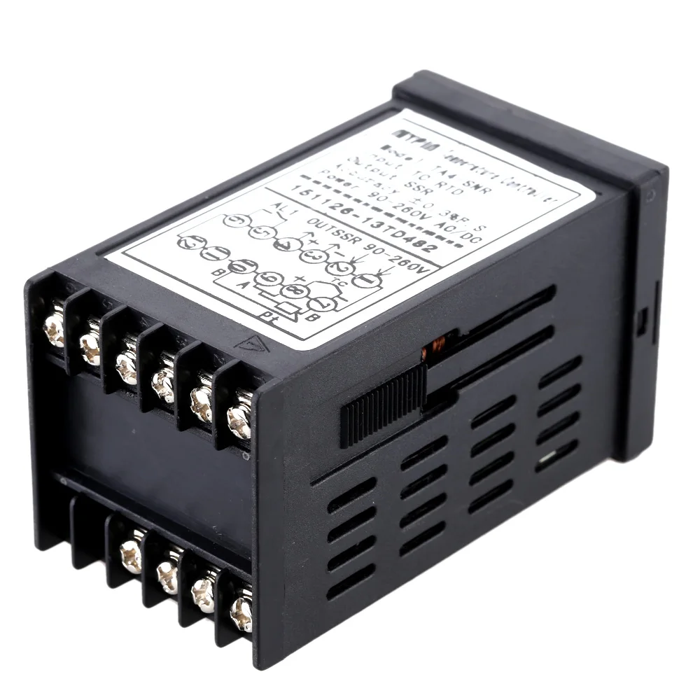 

Digital LED PID Temperature Controller Thermometer INR 1 Alarm Relay 4-20mA Analog Quantity Output TC/RTD