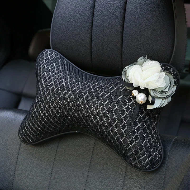 Diamond-Check-Ice-Silk-Seat-Cushions-for-Women-Girls-Iris-Flower-Universal-Car-Seat-Cover-Steering-Wheel-Accessories-9