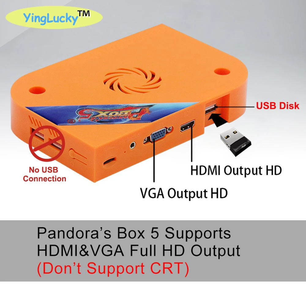 Yinglucky pandora box 5 960 в 1 аркадная игра модульная доска JAMMA разъем HDMI VGA HD 720 P для аркада блок для игрового автомата Пандоры 6s коробка 9