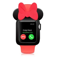 Чехол с бантом для apple watch, чехол apple watch 5, 4, 40 мм, 44 мм, iWatch, чехол 38 мм, 42 мм, серия 3, 21, защитный бампер, аксессуары для часов, 40