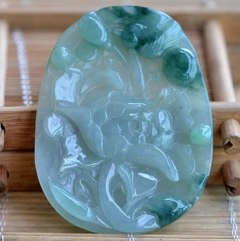 

Hetian jade emerald landscape pendant jade warmJ02#