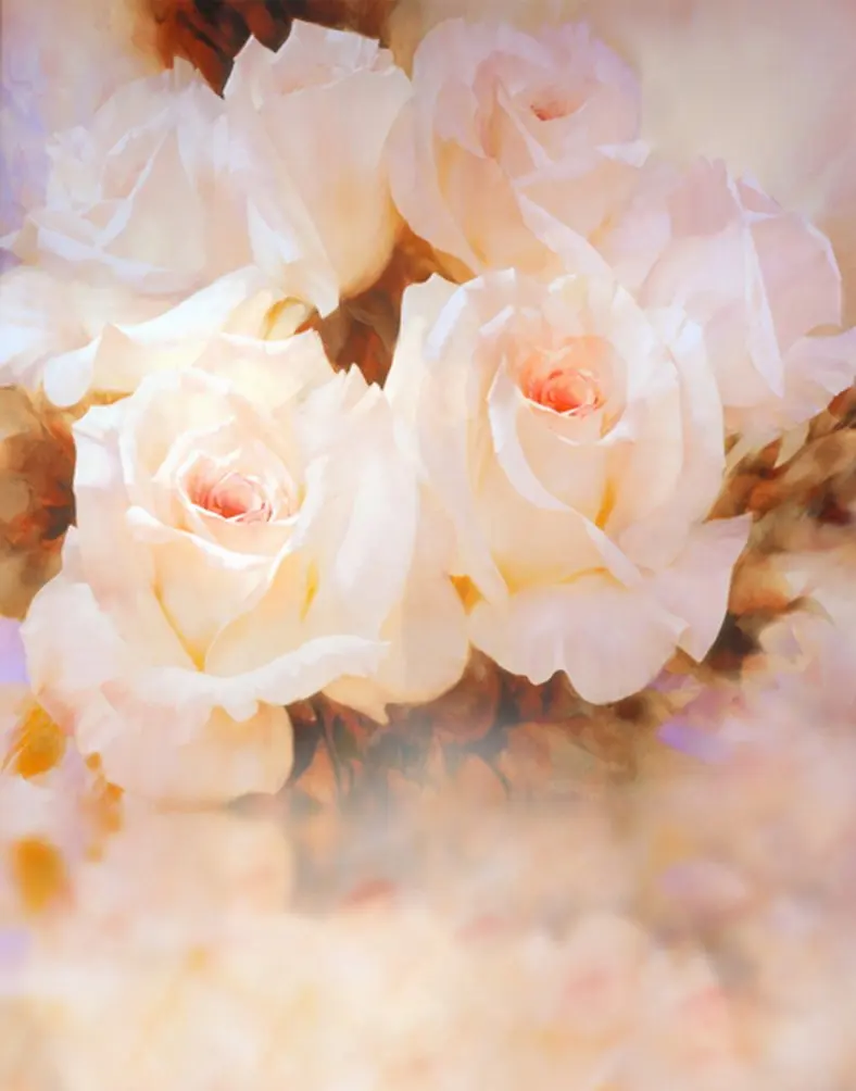 

5x7ft Pink Rose Flowers Photography Backdrops Photo Props Studio Background
