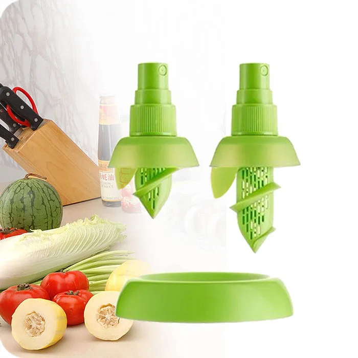 1 set Home Kitchen Gadgets Lemon Sprayer Fruit Juice Citrus Spray