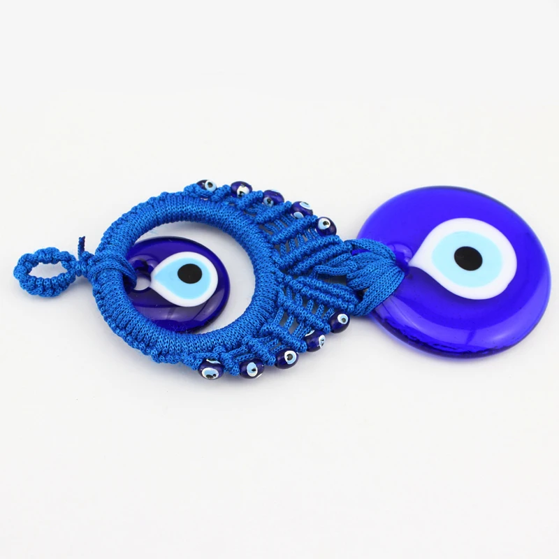 20cm Macrame Turkey Evil Eye Amulet Hanging Ornament Nazar